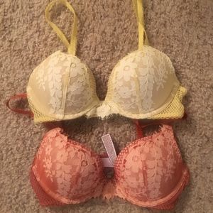 Victorias Secret Push Up Bra 32B